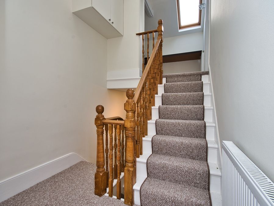 stair runners inside house